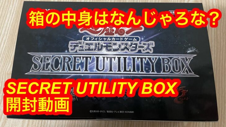 【遊戯王OCG】SECRET UTILITY BOX開封動画　年末箱で今年最後の運試し