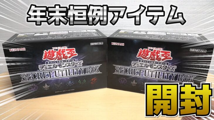 【遊戯王】年末恒例アイテム！「SECRET UTILITY BOX」を開封してみたら全部ほしいの引いてしまった･･･