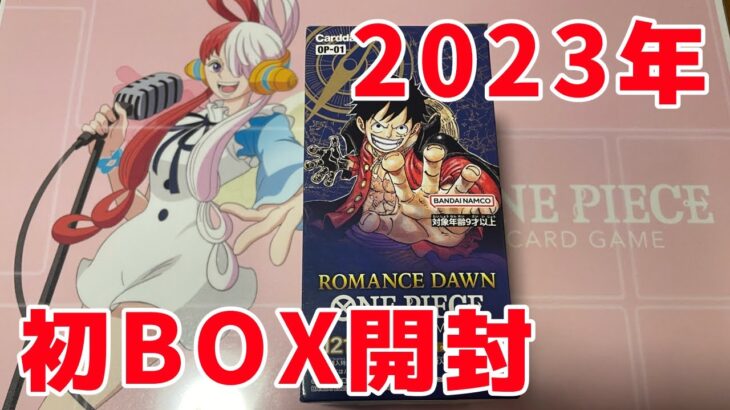 ワンピースカード 新年1発目のBOX開封動画！