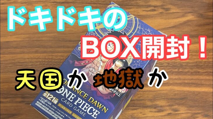 【ワンピースカード】ロマンスドーンBOX開封！ドキドキの開封結果を是非見て下さい！