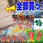 【極悪湯】温泉施設に売ってるオリパに夏ポケカが書いてあったから全部買って開封したら史上最大の結果になってしまった【ポケカ】