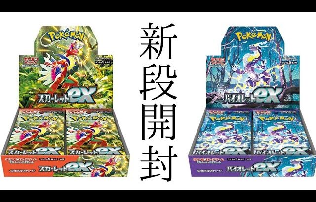 新しいポケモンカード、スカーレットとバイオレットの開封！【ポケモンカード】