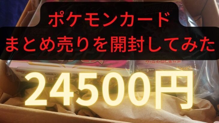 【ポケモンカード】24500円のまとめ売りを開封してみた