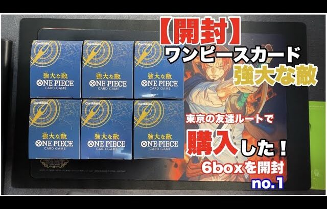 【開封】強大な敵！東京の友達ルートで購入した6BOXを開封！①