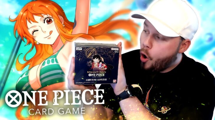 OPENING ENGLISH ONE PIECE CARD GAME BOOSTER BOX! AMAZING PULLS!