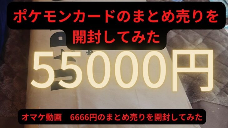 【ポケモンカード】55000円のまとめ売りを開封してみた