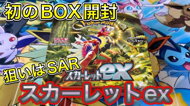 【#6 ポケカ始めてみた初心者】初めてのスカーレット1BOX開封！結果は…⁉