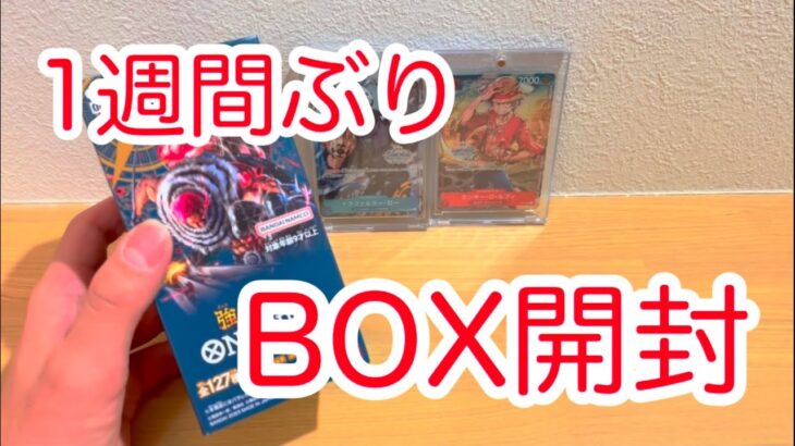 【ワンピースカード】久しぶりのBOX開封！やっぱりBOX開封は楽しい！