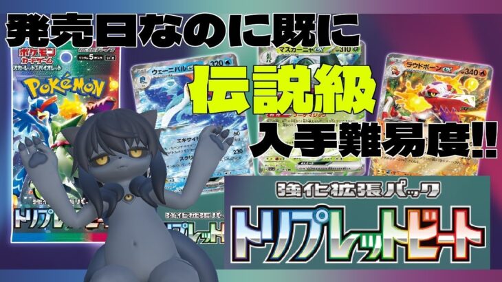 【ポケモンカード】最新弾 トリプレットビートを開封してみた結果!! 手に入らねぇってレベルじゃねぇぞ!!!!【ポケカ】