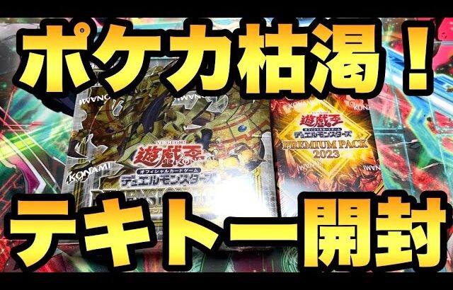 ポケカ枯渇！遊戯王を適当に開封していきます！①