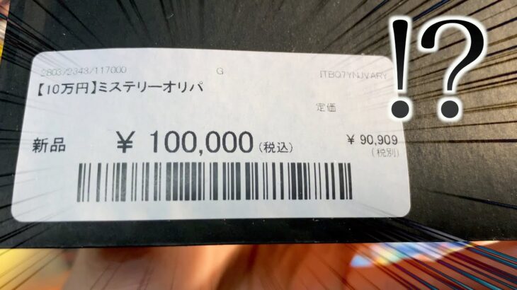 【開封動画】10万円のミステリーオリパには何が入ってるの・・・？【ポケカ】