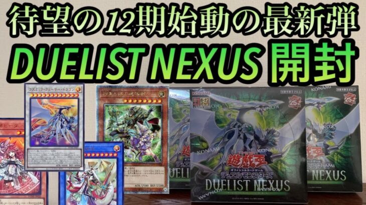 【遊戯王】待ちに待った12期始動の最新弾！デュエリストネクサスを3箱開封！