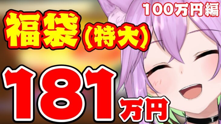 【遊戯王】オープン記念福袋181万円　全種類買って比較してみた！（100万円編）【オリパ開封/vtuber】