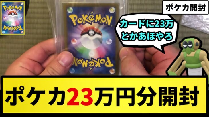 【ポケモンカード】ポケモンカード23万円分開封する！！【なんJ反応】【ポケモン反応集】【ポケモンSV】【5chスレ】【ゆっくり解説】【税金用】