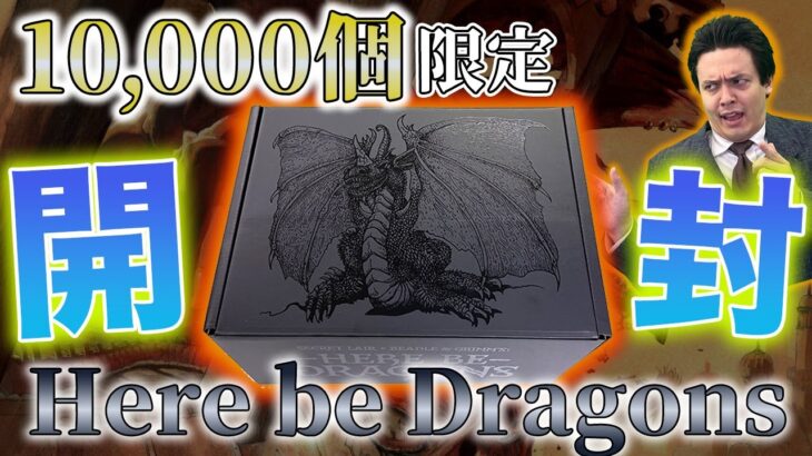 【MTG開封】限定10,000個生産⁉幻のダンジョンズ＆ドラゴンズコラボ『SecretLair Drop Series Here Be Dragons』を開封してみた