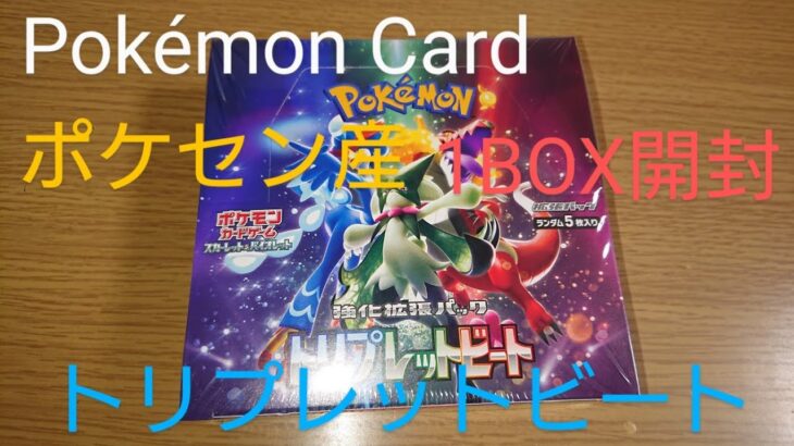 Pokémonカード ポケカ スカーレット ヴァイオレット 強化拡張パック  開封動画 出るか‼️ SAR‼️ポケセン産 1Box開封してみた‼️