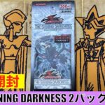 【思い出保管/絶版開封】遊戯王 ファイブディーズ オフィシャルカードゲーム  THE SHINING DARKNESS 2パックセット