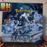 【神回】スノーハザード1BOX開封したらまさかの大当たりが出た❓❗️【ポケモンカード開封動画】