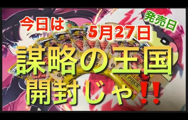 ワンピースカードゲーム  #ONE PIECE #謀略の王国開封 #レベッカ #ドフラミンゴ #イッショウ #クイーン #ビビ #本日発売 #最新弾