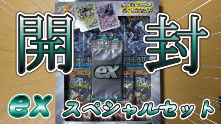 【ポケカ】exスペシャルセットが届いたので開封してみた！