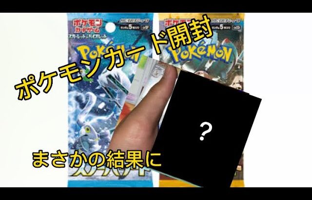 ポケモンカードスノーハザードクレイバースト開封したらあのカードが！？