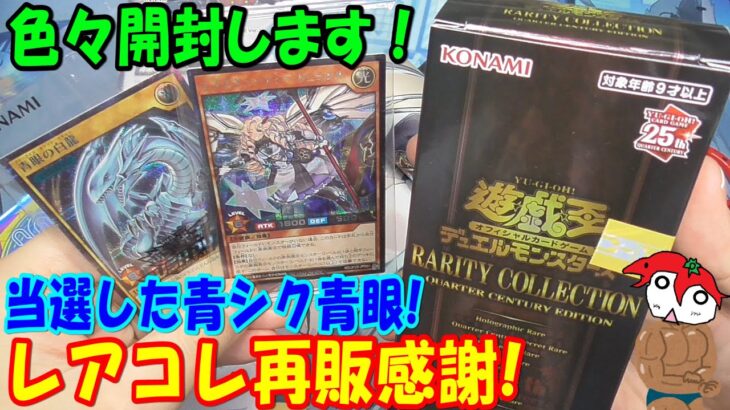 【遊戯王】青シク！青眼の白龍当選！再販レアコレも開封【ラッシュデュエル】