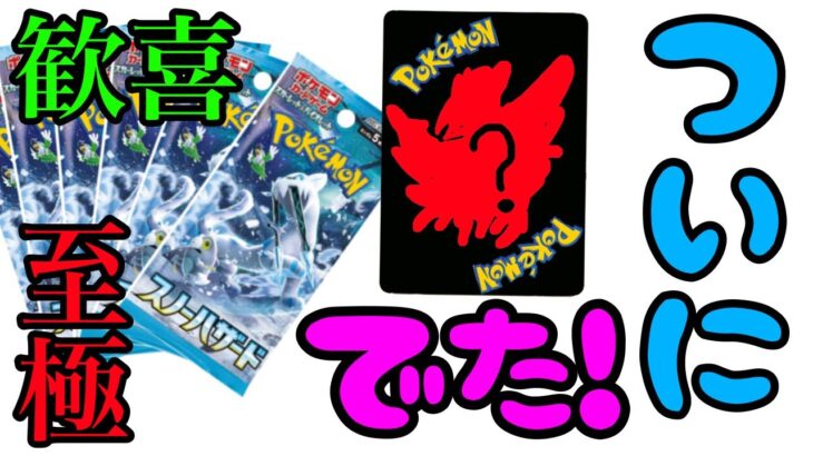 息子とポケモンカード開封‼️至極❗️歓喜❗️ついに出た⁉️