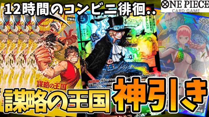 【ワンピースカード開封】謀略の王国！夜な夜なコンビニ徘徊を５０店舗以上した結果がこちら！