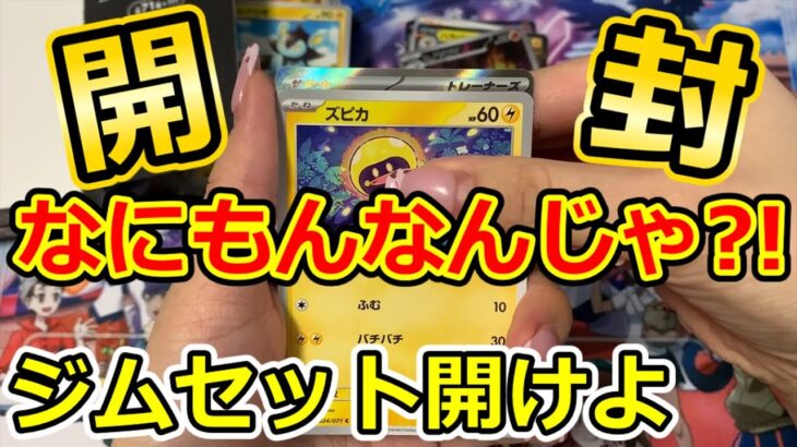 開封【ポケモンカード】スノクレジムセット開けていく！  スノーハザード/クレイバースト ジムセット