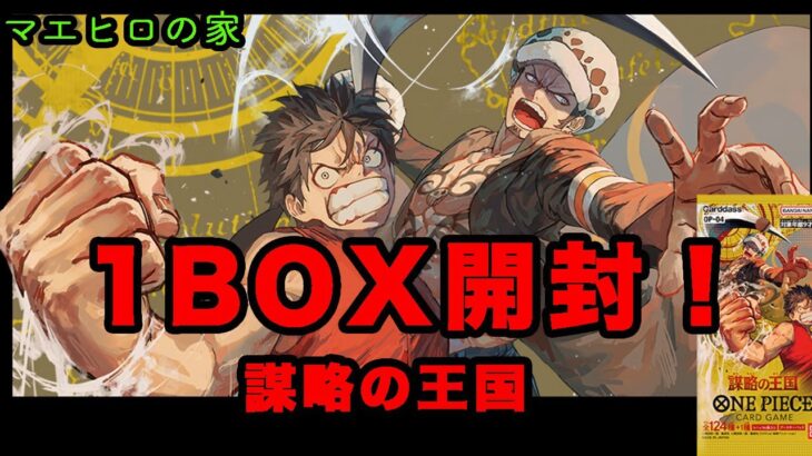 【新弾】ワンピースカードゲーム謀略の王国 1BOX開封