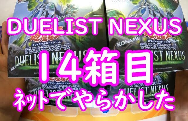 【遊戯王】DUELIST NEXUS 14箱目ネットで購入してしまいました