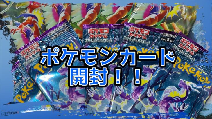 [ポケカ]スカーレット、バイオレット開封！ポケモンカード