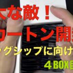 【ワンピースカード】フラッグシップバトルに向けて、強大な敵を１カートン開封して、白ひげデッキとカタクリデッキをつくる！！４BOX目！