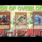 遊戯王OCG「AGE OF OVERLODE」カートン開封!!神引きなるか!?