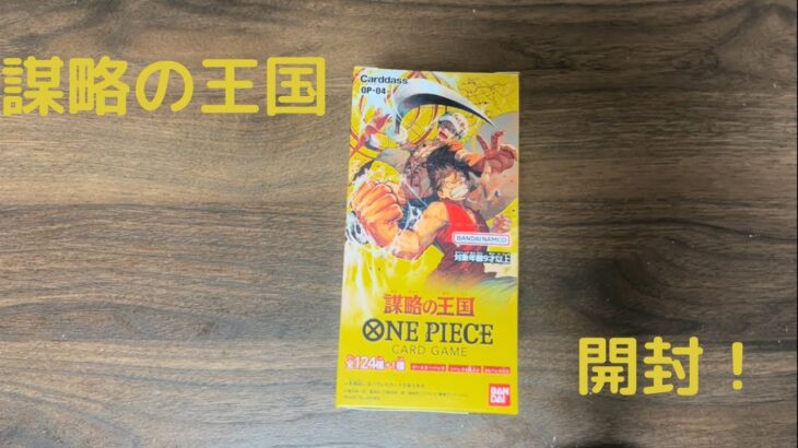 【ONE PIECEカードゲーム】謀略の王国1box開封！