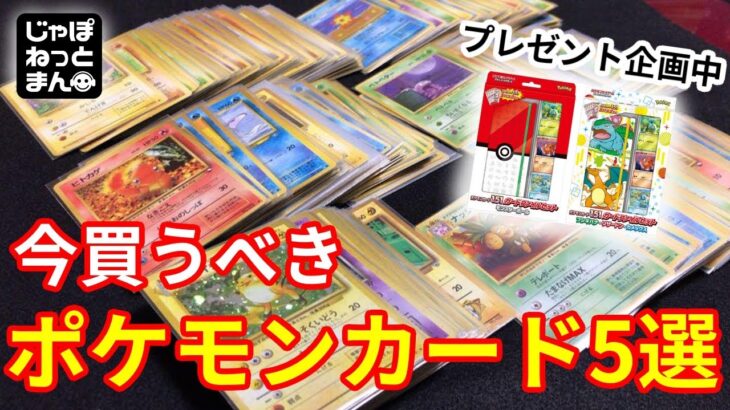 【プレゼント企画有】今買うべきポケモンカード5選【ポケカ考察】