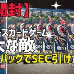 【ワンピカード】初めてのワンピカード開封！強大な敵バラパックを開封！SEC引けたー！