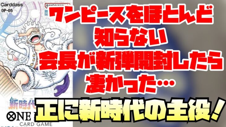 【閲覧注意】ワンピースをほとんど知らない人に新弾開封して貰ったらどえらい事になった