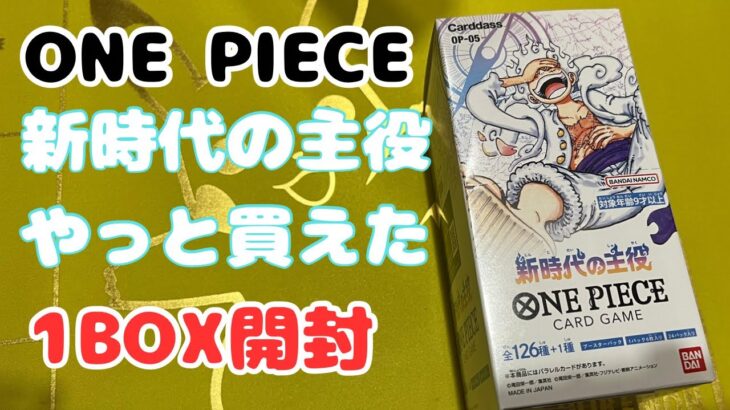 【ワンピース】ニカ当てようか！巷で話題のワンピースカード新時代の主役1BOX買えたよ！