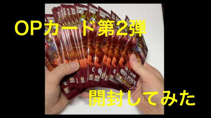 【リーパラ確定】ワンピースカード第2弾開封してみた　#ワンピースカード #ONEPIECE #開封 #神引き