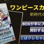 【ワンピースカード】新時代の主役、BOX開封してみた。