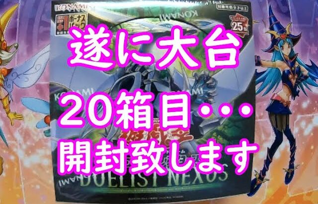 【遊戯王】DUELIST NEXUS 遂に20箱目　開封動画