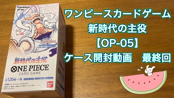 ワンピースカードゲーム新時代の主役【OP-05】ケース開封動画　最終回