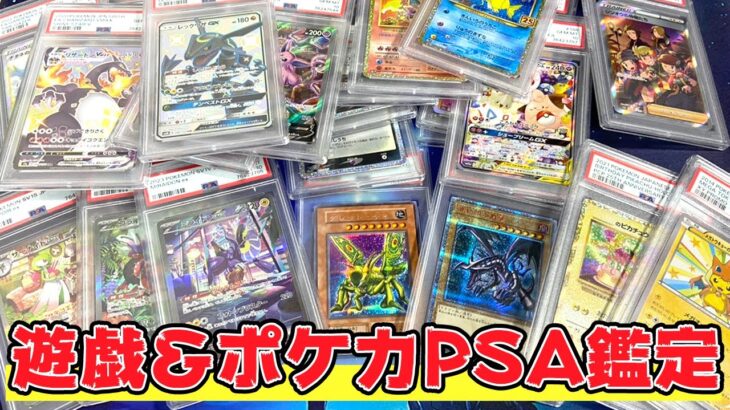 【遊戯王＆ポケカ】 『PSA10』は何枚!? 大量に返ってきた『PSA鑑定品』を開封したらとんでもない結果になったぞ!!