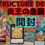 【遊戯王】STRCUTUER DECK R–炎王の急襲–を開封しました！