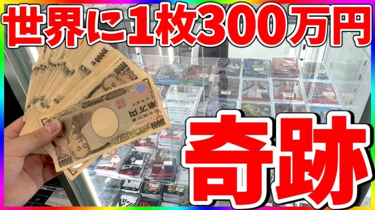 【念願】一生に一度のチャンス到来！日本一値段が高いワンピースカード購入！オリパも挑戦！