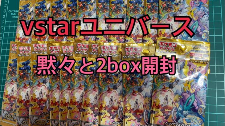 【ポケカ開封】黙々とvstarユニバース2box開封