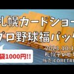 【福袋】BOX開封よりも満足度高!? 札幌カードショー CORETRE プロ野球 福パック【開封動画】