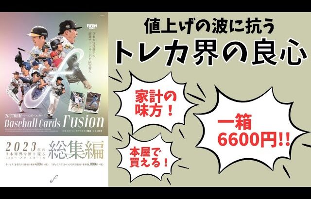 【開封動画】これ1箱で1年の出来事が丸わかり！BBM 2023 FUSION