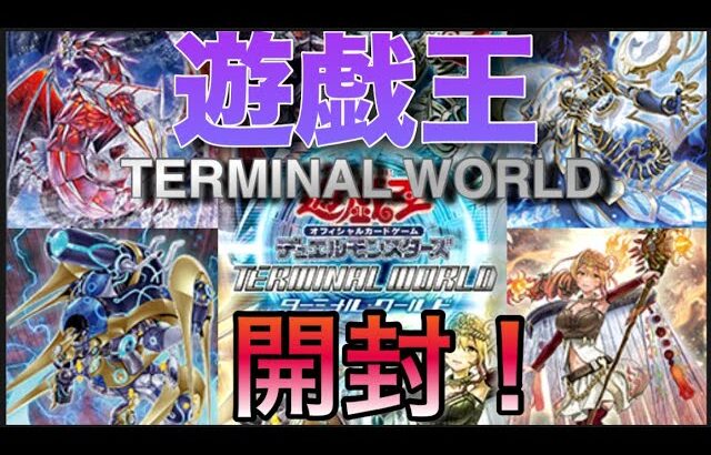 遊戯王最新弾【ターミナルワールド】を開封!!2008年のターミナル登場から現代で超強化!!